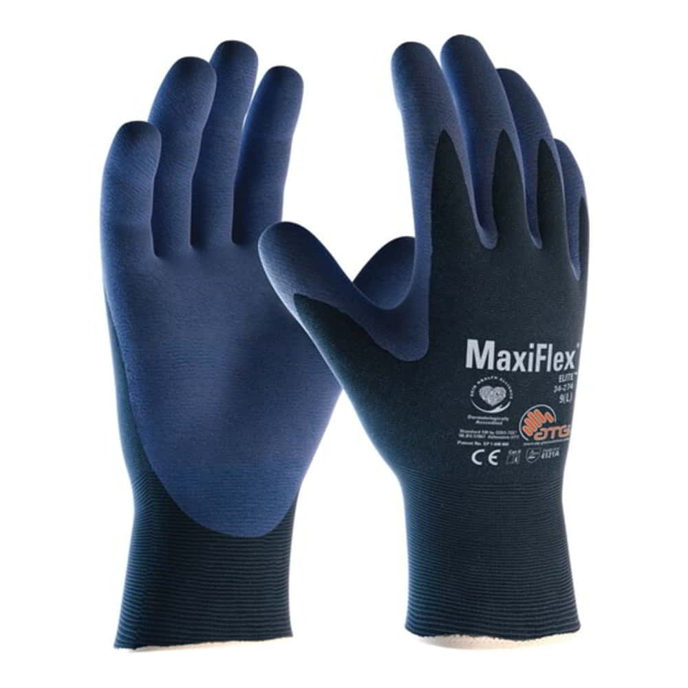 Gants ATG MaxiFlex® Elite™ 34-274 taille 11 bleu/bleu ( 4702000159 )