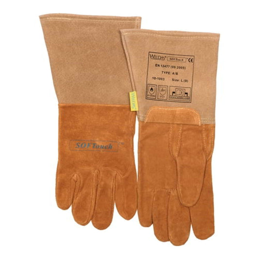 Gants de soudage WELDAS taille L (9) orange (4702005010)