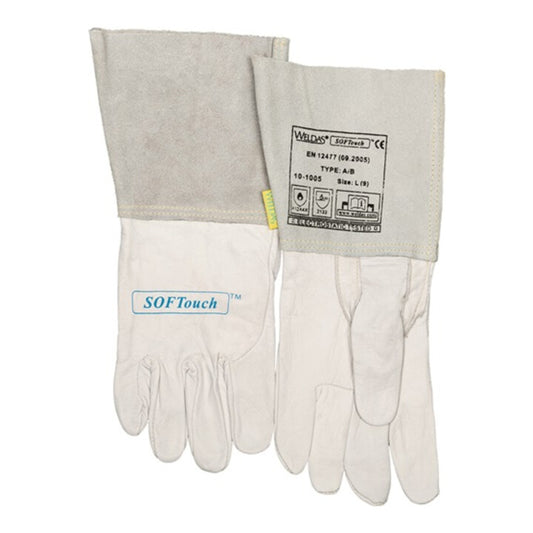 Gants de soudage WELDAS taille L (9) naturel (4702005013)