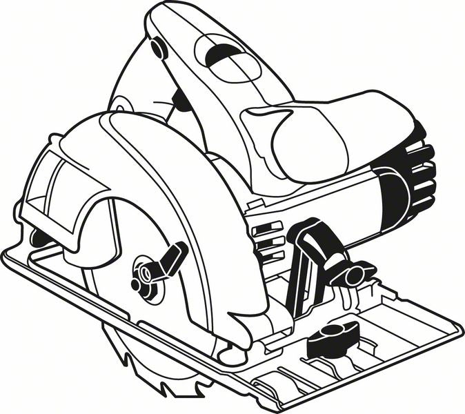 Lame de scie circulaire BOSCH diamètre extérieur 165 mm nombre de dents 48 HLTCG (8000342150)