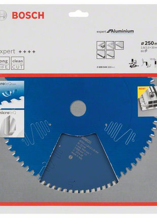 Lame de scie circulaire BOSCH diamètre extérieur 250 mm nombre de dents 80 HLTCG (8000342170)