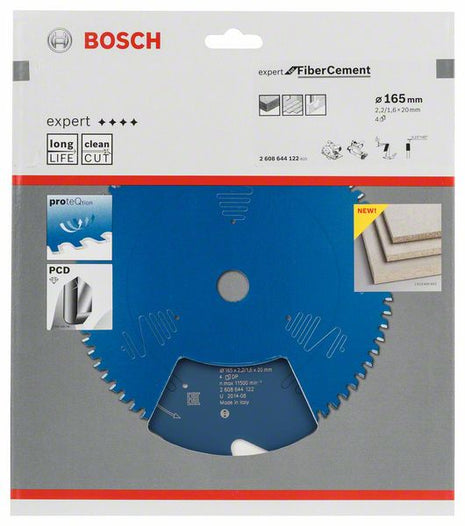 Lame de scie circulaire BOSCH diamètre extérieur 165 mm nombre de dents 4 TCG (8000342214)