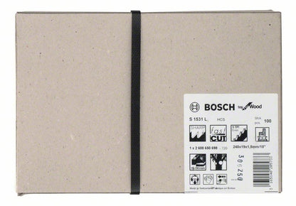 Lame de scie alternative BOSCH S 1531 L longueur 240 mm largeur 19 mm (8000343730)