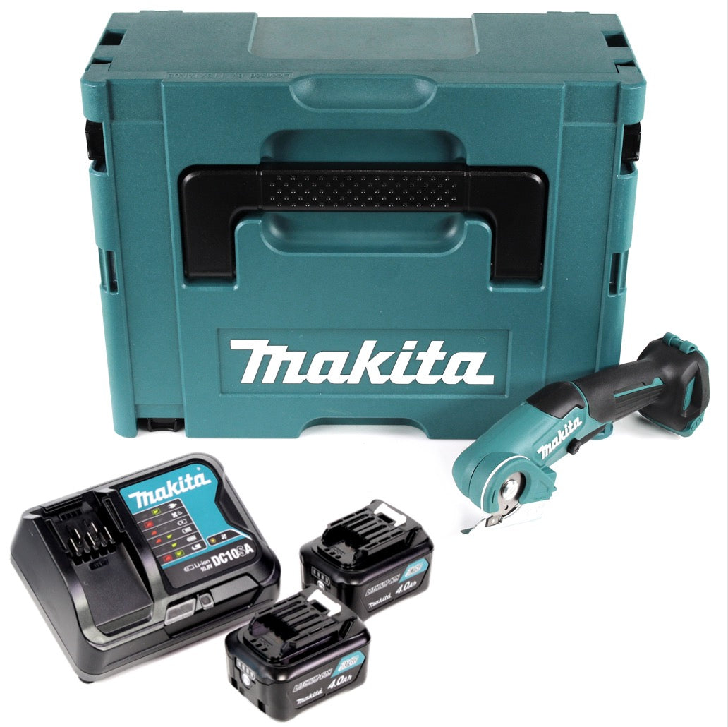 Makita CP 100 DSMJ Akku Universalschere 10,8V Multi Cutter im Makpac + 2x 4,0 Ah Akku + Ladegerät - Toolbrothers