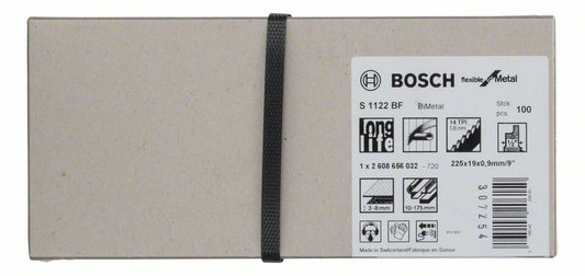 Lame de scie alternative BOSCH S 1122 BF longueur 225 mm largeur 19 mm (8000343758)