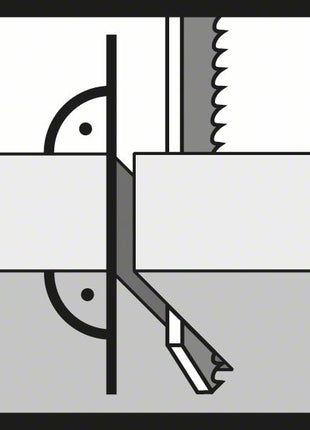 BOSCH Stichsägeblatt T 1018 AFP Gesamtlänge 250 mm ( 8000346066 )