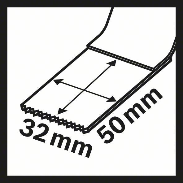 BOSCH Tauchsägeblatt AIZ 32AB Breite 32 mm Eintauchtiefe 50 mm ( 8000346230 )