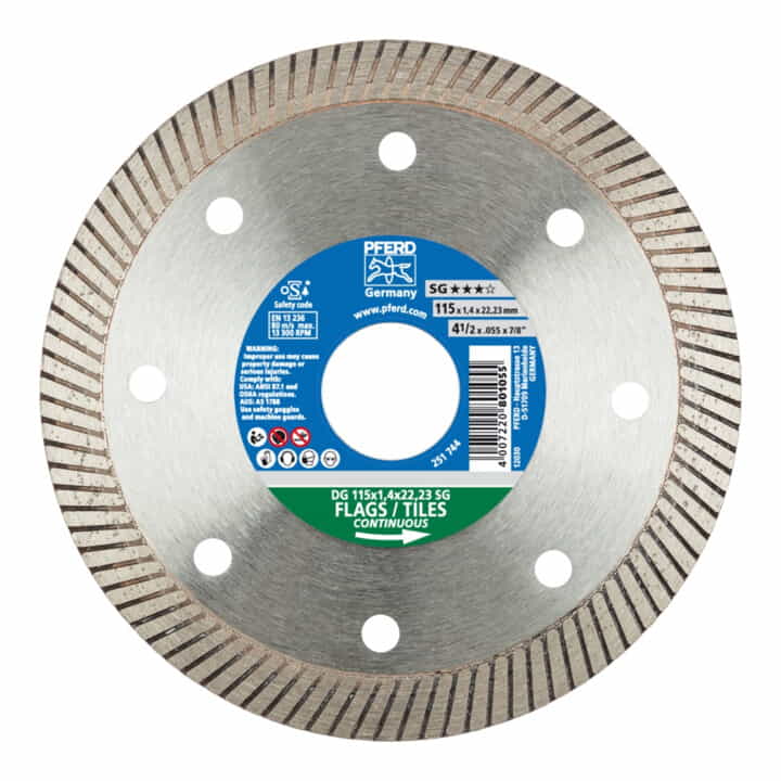 Disque à tronçonner diamanté PFERD DG SG Ø 125 mm alésage 22,23 mm (8000429371)