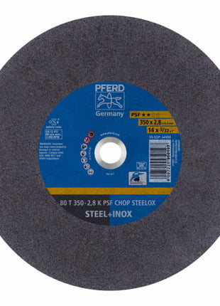 PFERD Trennscheibe PSF CHOP STEELOX D350x2,8mm gerade ( 8000435715 )