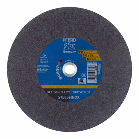 Disque à tronçonner PFERD PSF CHOP STEELOX D350x2,8mm droit (8000435715)