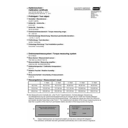 Clé dynamométrique HAZET 5145-3 CT 3/4″ 300 - 800 Nm (8000469898)