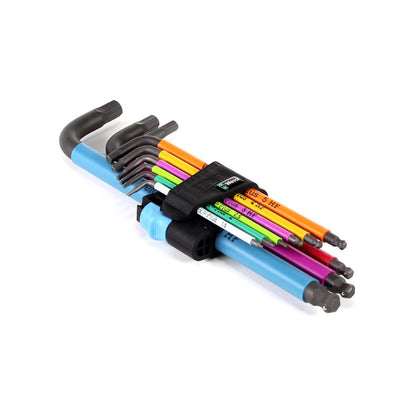 Wera 950/9 Hex-Plus Multicolour HF 1 Winkelschlüsselsatz - 9-teilig, mit Haltefunktion ( 05022210001 ) - Toolbrothers