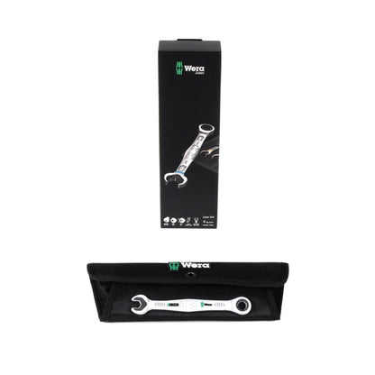 Wera Joker Set 4-tlg. 05073290001 - 4-teiliges Maulschlüssel- und Ringratschen-Set + hochwertiges Stoff-Case - Toolbrothers