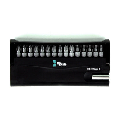 Wera Bit-Check 30 Wood 2 Bit-Set mit Universalhalter ( 05057432001 ) - Toolbrothers