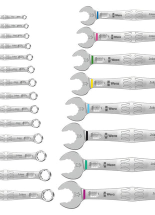 Jeu de clés mixtes WERA 6003 Joker, 22 pièces, ouverture de clé 5,5-32 mm (8000907868)