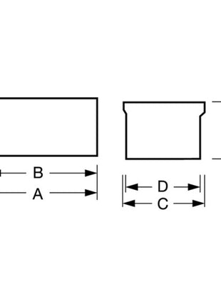 Boîte de rangement visible LOCKWEILER L160/140xL100xH75mm (9000448500)