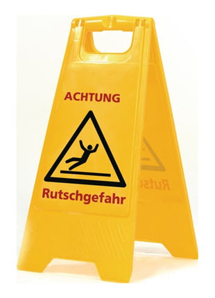 SPRINTUS Warnschild Achtung Rutschgefahr Schriftzug ( 9000472025 )