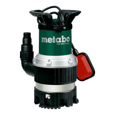 Pompe submersible combinée Metabo TPS 16000 S COMBI (0251600000) 16000 l/h hauteur de refoulement 9,5 m