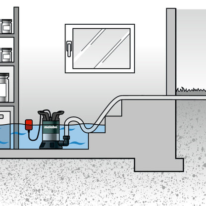 Pompe submersible eau claire Metabo TP 13000 S (0251300000) 550 W 13 000 l/h 0,95 bar