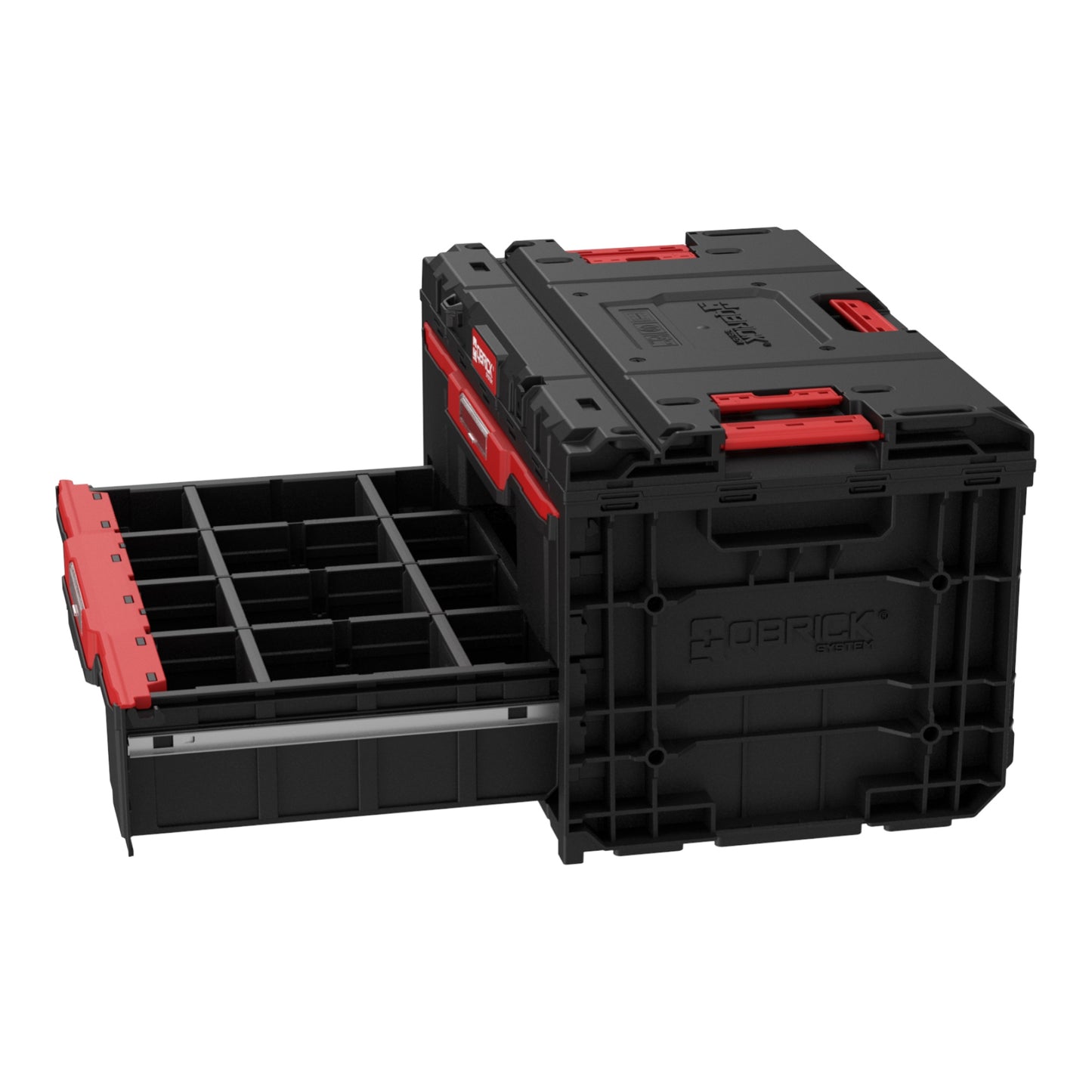 Qbrick System ONE Drawer 2 Toolbox 2.0 boîte à outils 587 x 380 x 340 mm 29 l avec deux tiroirs