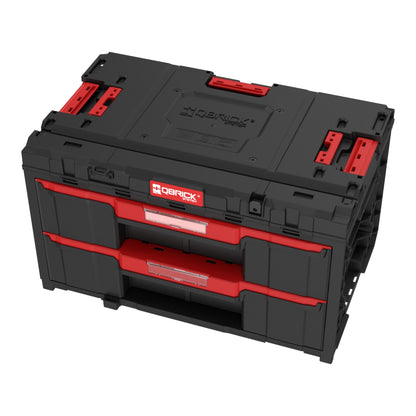 Qbrick System ONE Drawer 2 Toolbox 2.0 boîte à outils 587 x 380 x 340 mm 29 l avec deux tiroirs