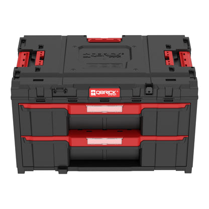 Qbrick System ONE Drawer 2 Toolbox 2.0 boîte à outils 587 x 380 x 340 mm 29 l avec deux tiroirs