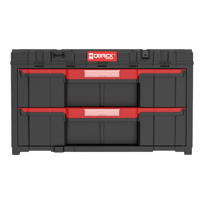 Qbrick System ONE Drawer 2 Toolbox 2.0 boîte à outils 587 x 380 x 340 mm 29 l avec deux tiroirs