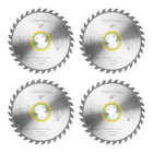 Hoja de sierra circular Festool HW 190x2,6 FF W32 MADERA UNIVERSAL 4 piezas (4x 492048) 190 x 2,6 mm 32 dientes para toda la madera, materiales derivados de la madera, paneles de materiales de construcción, placas de fibra de yeso, plástico blando