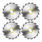 Lame de scie circulaire Festool HW 190x2,6 FF PW16 WOOD RIP CUT 4 pièces (4x 492049) 190 x 2,6 mm 16 dents pour coupes longitudinales dans le bois massif dans le sens du fil