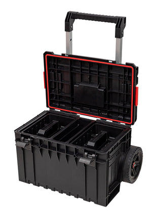 Toolbrothers RHINO XXL Cart Plus ECO 641 x 485 x 660 mm 52 l IP66 100 kg belastbar stapelbar mit Doppelteleskopgriff aus Aluminium