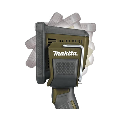 Makita DML 812 O projecteur à main sur batterie 18 V 1250 lm LED vert olive outdoor aventure édition spéciale solo - sans batterie, sans chargeur