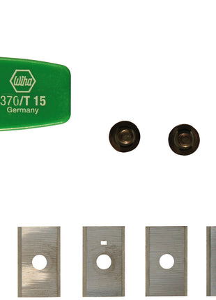 Inserto indexable Festool HW-WP 20x12x1,5 (4x) (491392) para cortador a ras de inserto indexable 491082