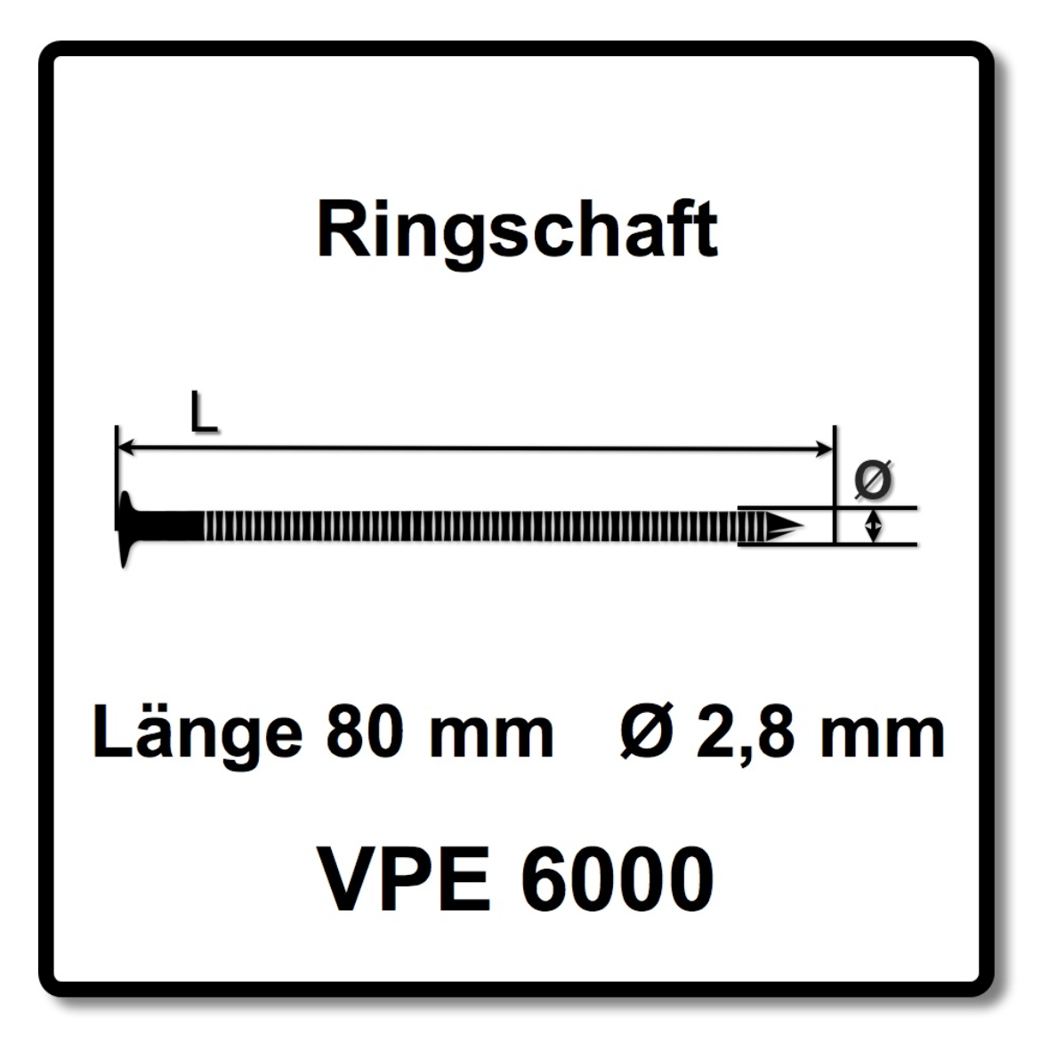 Bostitch N89C-1P-E Coilnagler N89C CT 90mm Max Druckluftnagler + 6000 St. Bostitch Coilnägel Ringschaft Blank 2,80 x 80mm - Toolbrothers