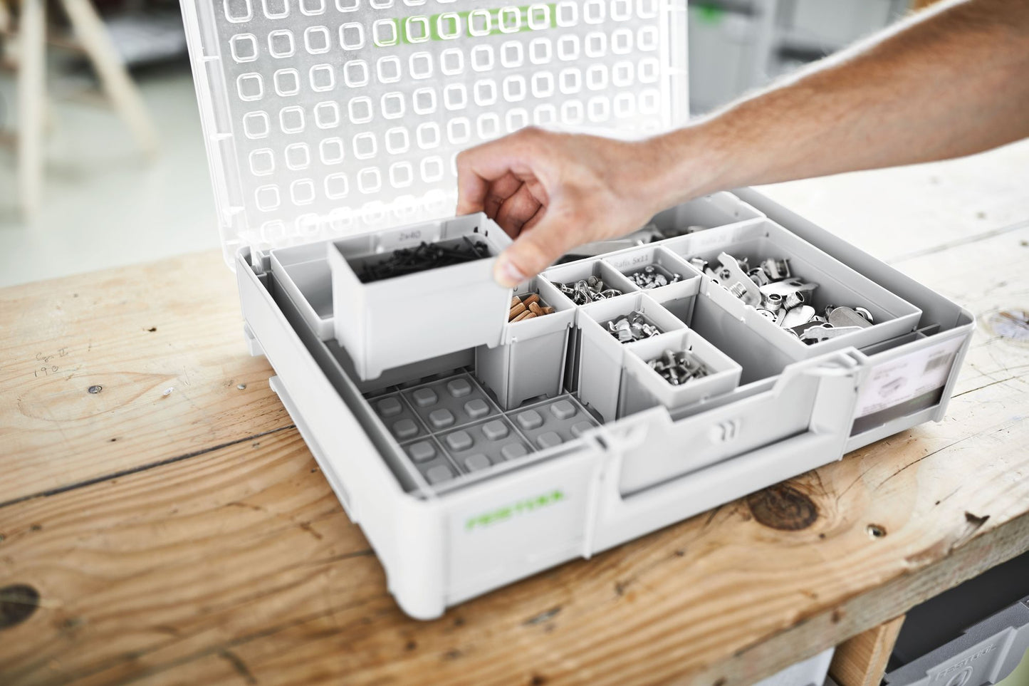 Festool Box 100x100x68/6 boîtes d'insertion (204860) pour organiseur Systainer³