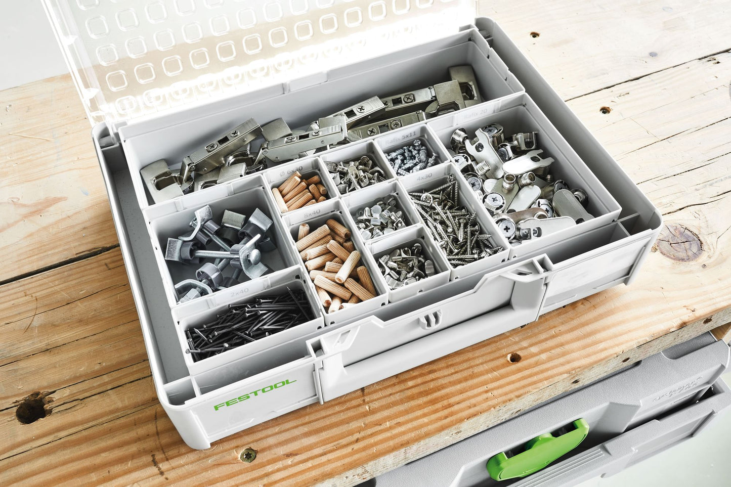 Festool Box 100x100x68/6 Einsatzboxen ( 204860 ) für Systainer³ Organizer