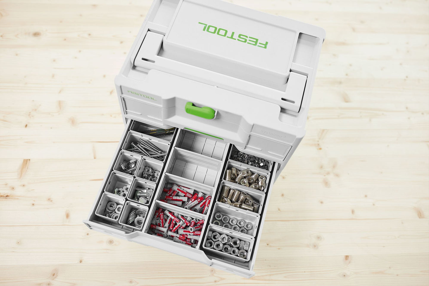 Festool 50x50/50x100x68-Set Einsatzboxen ( 578056 ) für Sortainer³, Systainer³ Combi, Systainer³ Organizer