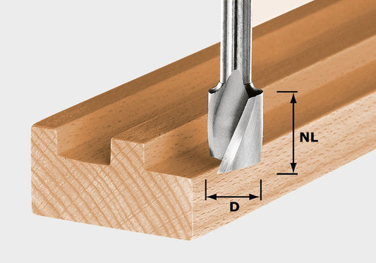 Festool HS Spi S8 D12/20 Spiralnutfräser ( 490947 ) für OF 900, OF 1000, OF 1010, OF 1010 R, OF 1400, OF 2000, OF 2200