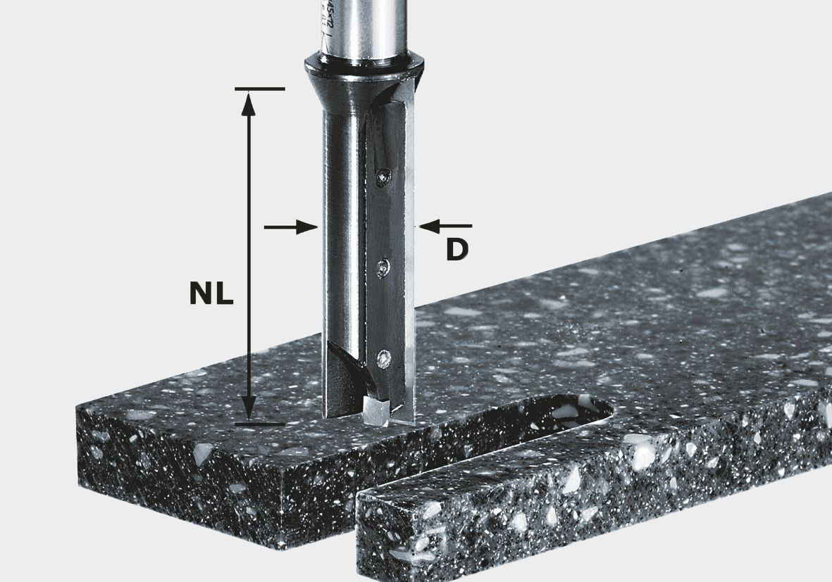 Plaquettes de fraise à rainurer Festool HW S12 D14/45 WM (491110) pour OF 1400, OF 2200