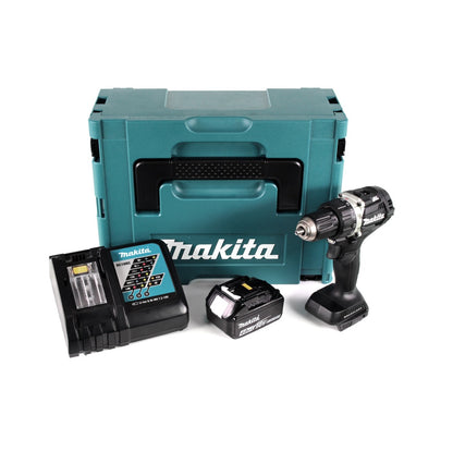 Makita DDF 484 RM1JB 18 V Li-Ion Akku Bohrschrauber Sonderausgabe schwarz im MAKPAC + 1x BL 1840 B 4,0 Ah Akku + Schnellladegerät - Toolbrothers