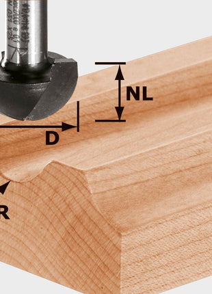 Fresadora de ranuras Festool HW S8 R12.7 (490987) para OF 900, OF 1000, OF 1010, OF 1010 R, OF 1400, OF 2000, OF 2200