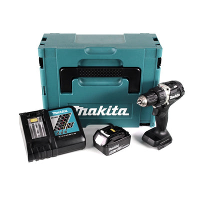 Makita DDF 484 RT1JB 18 V Li-Ion Akku Bohrschrauber Sonderausgabe schwarz im MAKPAC + 1x BL 1850 5,0 Ah Akku + Schnellladegerät - Toolbrothers