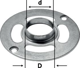 Bague de copie Festool KR-D 27/OF 1010 (486032) pour OF 900, OF 1000, OF 1010, OF 1010 R, KF