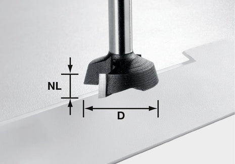 Fresa frontal Festool S8 HW MFK (500368) para fresadora de cantos modular MFK 700 EQ/B-Plus