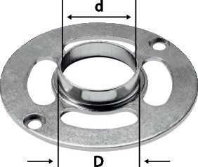 Bague de copie Festool KR-D 30/OF 1010 (486033) pour OF 900, OF 1000, OF 1010, OF 1010 R, KF