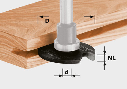 Fraise à rainurer à disque Festool HW D40x1,5 (491038) pour OF 900, OF 1000, OF 1010, OF 1010 R, OF 1400, OF 2000, OF 2200