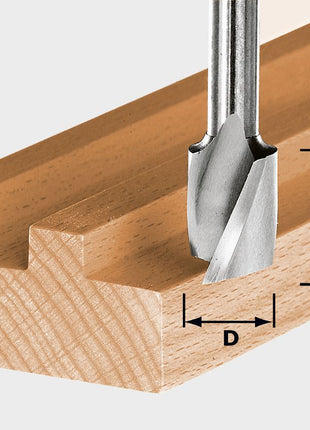 Fraise à rainurer en spirale Festool HS Spi S8 D6/21 (490944)