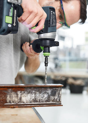 Jeu de forets hélicoïdaux Festool HSS D 6,5/63 CE/M (493428) pour perceuses sans fil et perceuses combinées sans fil Festool avec support FastFix et mandrin WH-CE CENTROTEC