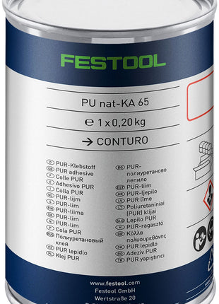 Festool PU nat 4x-KA 65 Colle PU naturelle (200056) pour KA 65