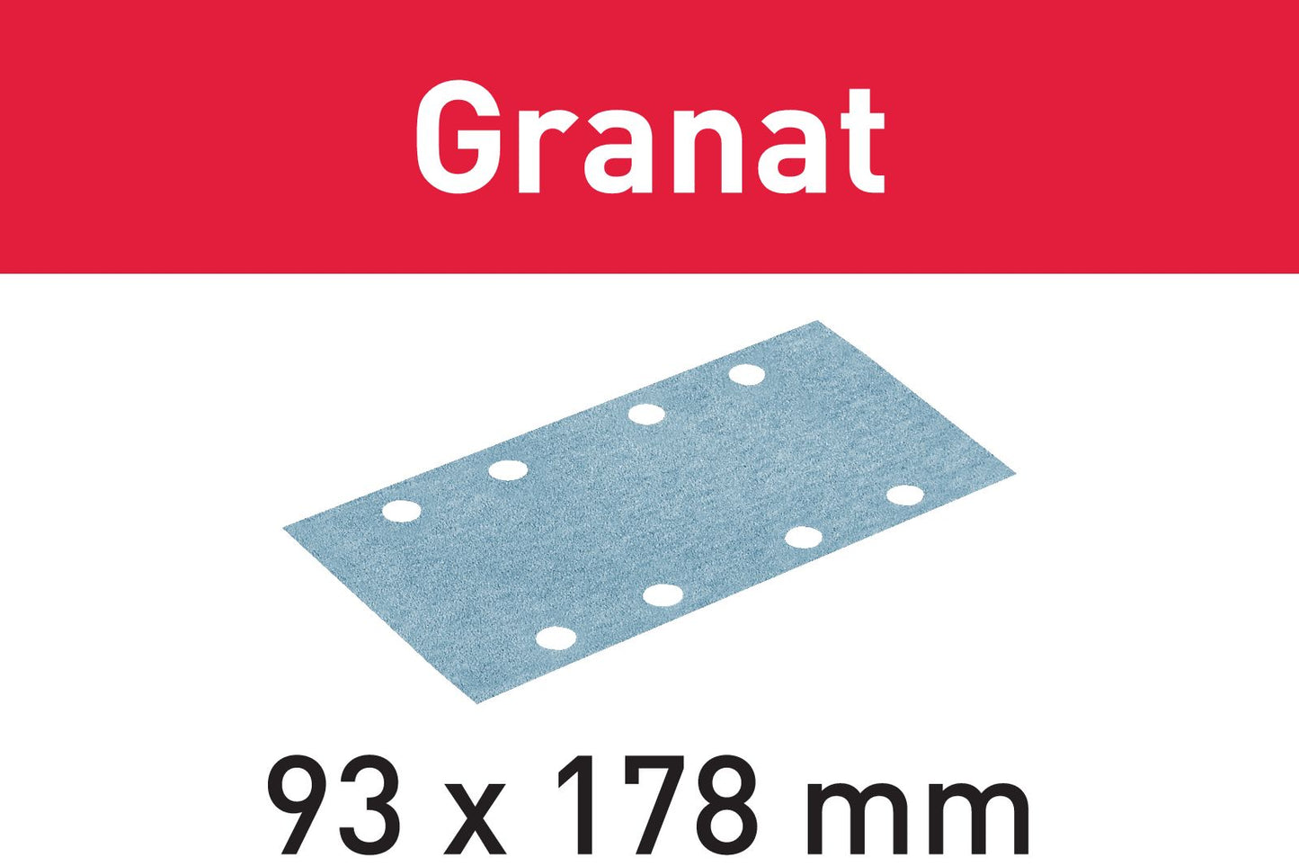 Festool STF 93X178 P120 GR/100 bandes abrasives grenat (498936) pour RS 300, RS 3, LRS 93