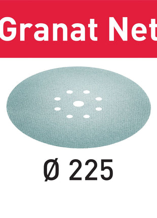 Festool STF D225 P150 GR NET/25 mesh abrasif Garnet Net (203315) pour ponceuses à long col PLANEX LHS 2 225 EQ(I), PLANEX 225 EQ, PLANEX LHS-E 225 easy, PLANEX LHS 2-M 225 EQ